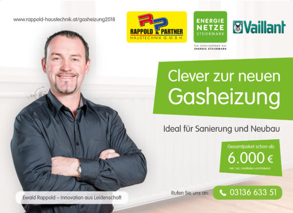 Clever zur neuen Gasheizung