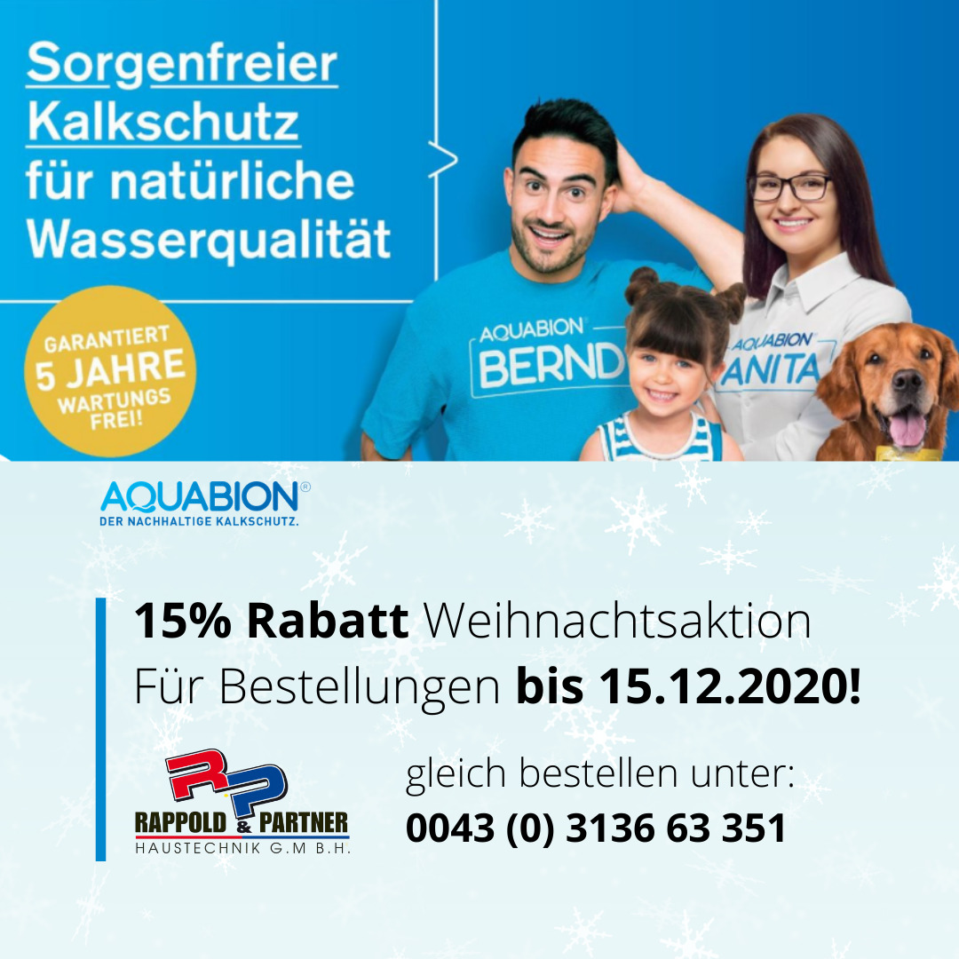 Weihnachtsaktion Aquabion